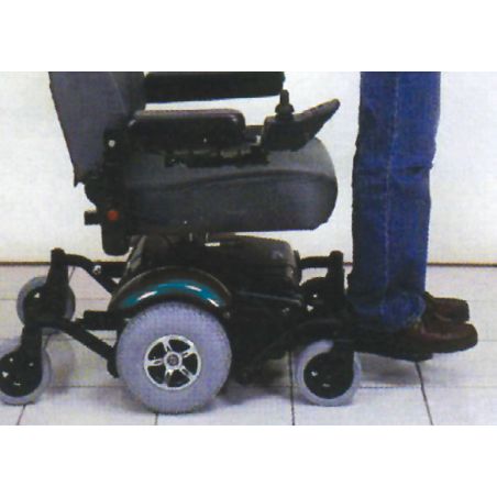 Sedia a rotelle carrozzina elettrica bariatrica per obesi taglie forti persone in sovrappeso disabili anziani portata max 205 kg