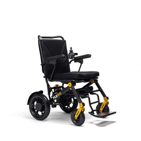 Sedia a rotelle elettrica Plego pieghevole super leggera facile da usare una carrozzina motorizzata elettronica di soli 24,5 kg