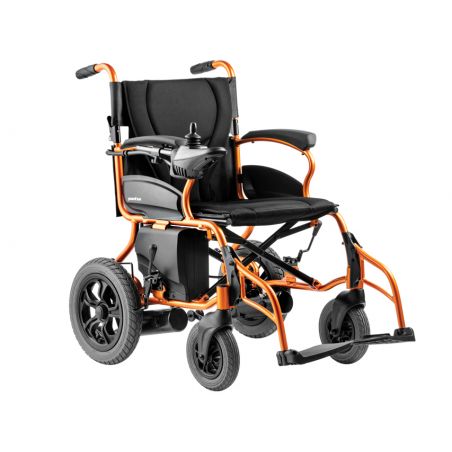 Sedia a rotelle carrozzina con joystick elettrica pieghevole con ruote posteriori 30 cm batteria al litio compatta Yuwell D130HL