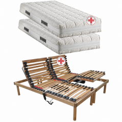 offerta-smart-matrimoniale-indipendente-materassi-ortopedici-memory-foam-silver-e-reti-elettriche-motorizzate