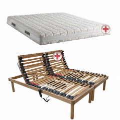 offerta-smart-matrimoniale-con-materasso-ortopedico-memory-foam-silver-e-rete-elettrica-motorizzata-a-doghe