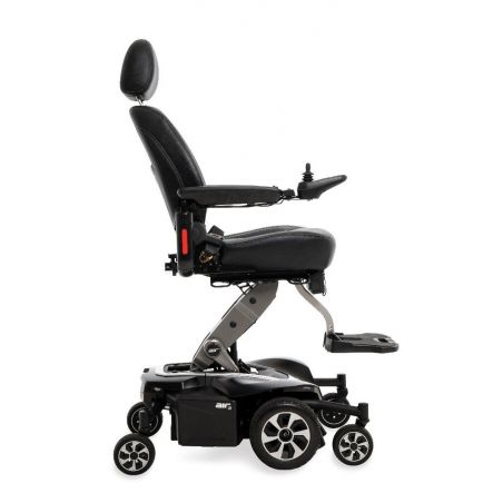 Sedia a rotelle carrozzina elettrica motorizzata 3 motori elevabile alzata verticale assistita per anziani disabili Jazzy Air 2