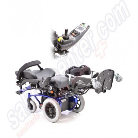 Sedia a rotelle carrozzina polifunzionale verticalizzante elettrica Navix S.U. per disabili anzini invalidi non autosufficienti