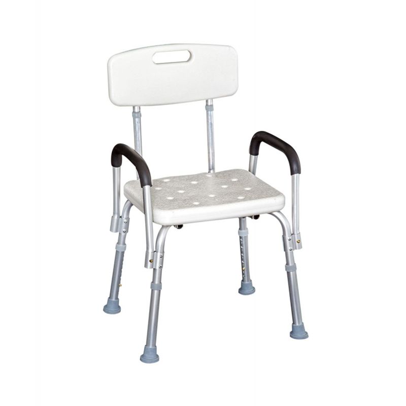 Sedia x doccia anziani - sedia doccia disabili - Sedile richiudibile -  seggiolino per doccia pieghevole con montaggio a parete, max 100 kg，33 * 32  * 5 cm (bianco) : : Casa e cucina