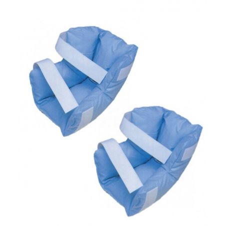 Talloniera antidecubito in fibra cava siliconata protezione per il tallone